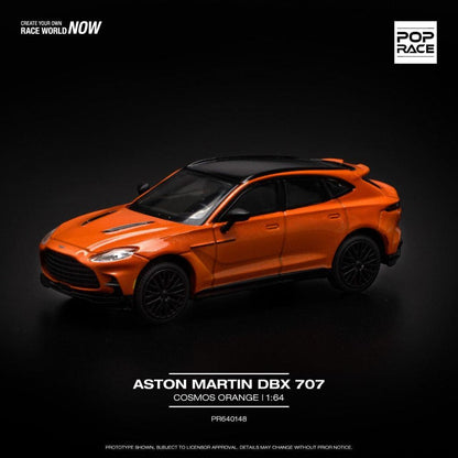 [HÀNG CÓ SẴN] Mô hình xe POPRACE 1:64 ASTON MARTIN DBX 707 - COSMOS ORANGE PR640148
