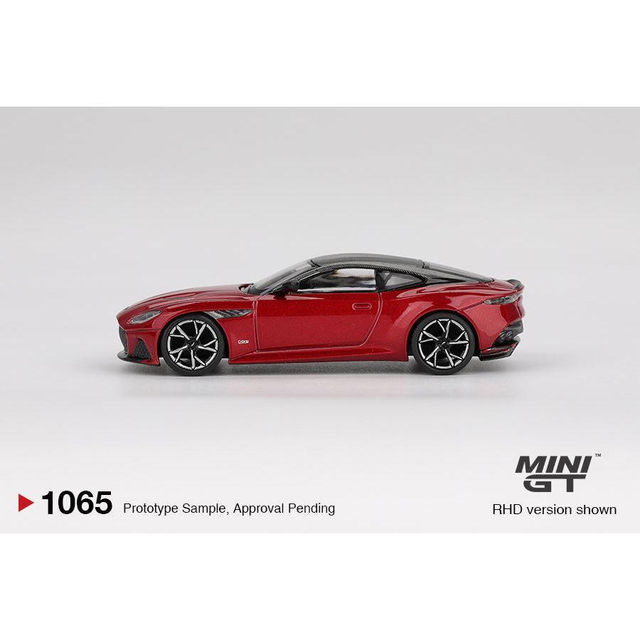 [HÀNG CÓ SẴN] Mocus Mô hình xe Mini GT 1:64 Aston Martin DBS Hyper Red 1065