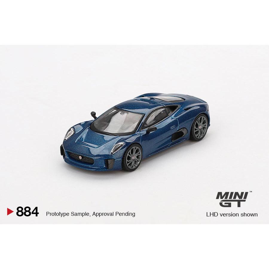 [HÀNG CÓ SẴN] Mocus Mô hình xe Mini GT 1:64 Jaguar C-X75 Blue 884