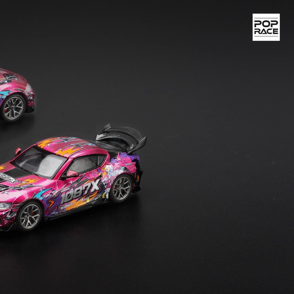 [HÀNG CÓ SẴN] Mô hình xe POPRACE 1:64 DARWIN PRO 66G WBK SUPRA (A90) 1087X LION DANCE PR640285