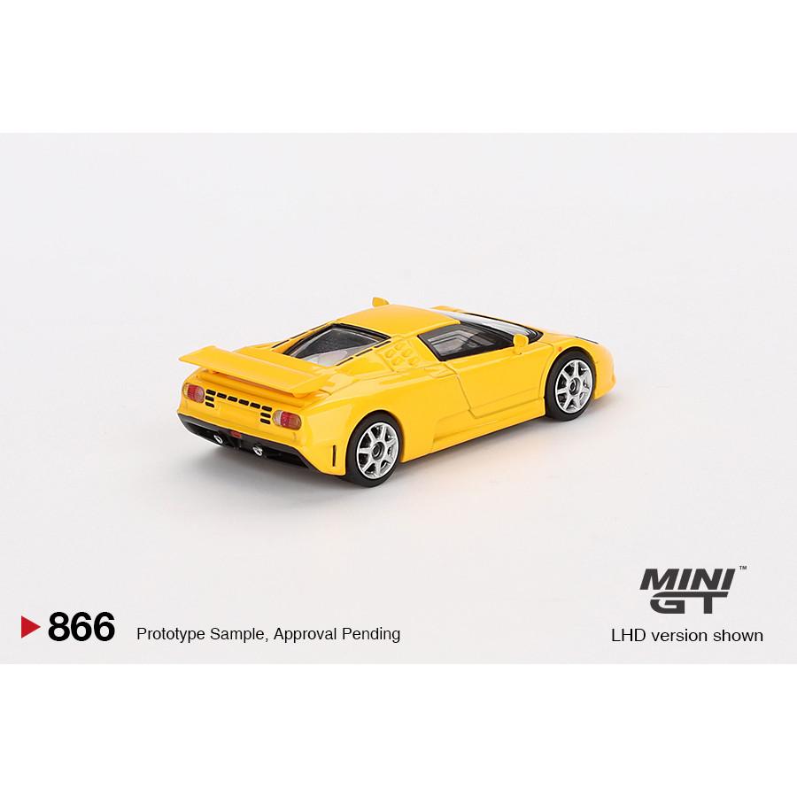 [HÀNG CÓ SẴN] Mô hình xe Mini GT 1:64 Bugatti EB110 Super Sport Giallo Bugatti MGT00866