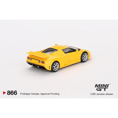 [HÀNG CÓ SẴN] Mô hình xe Mini GT 1:64 Bugatti EB110 Super Sport Giallo Bugatti MGT00866