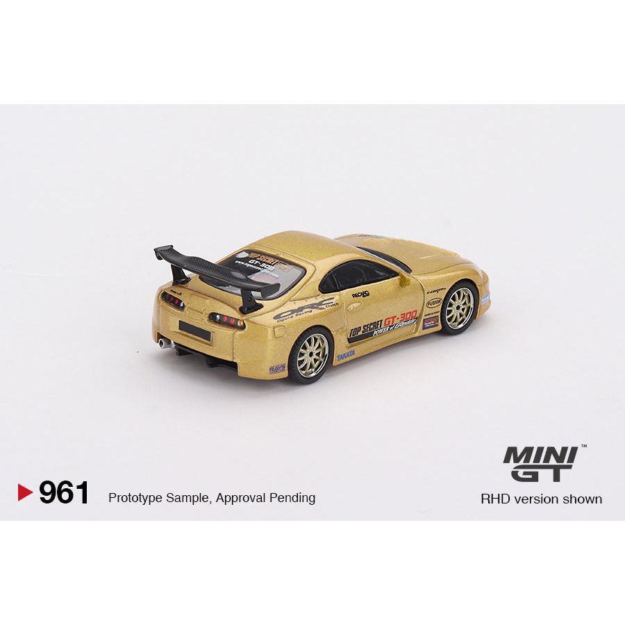 [HÀNG CÓ SẴN] Mocus Mô hình xe Mini GT 1:64 Toyota Supra (A80) Top Secret GT-300 Top Secret Gold 961