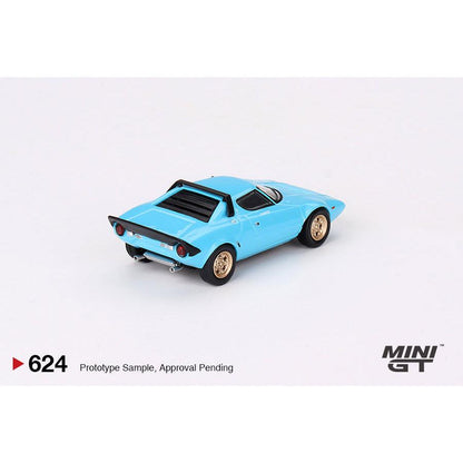 [HÀNG CÓ SẴN] Mocus Mô hình xe Mini GT 1:64 Lancia Stratos HF Stradale Azzuro Chiaro 624