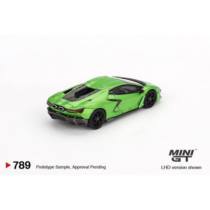 [HÀNG CÓ SẴN] Mô hình xe Mini GT 1:64 Lamborghini Revuelto Verde Selvans MGT00789