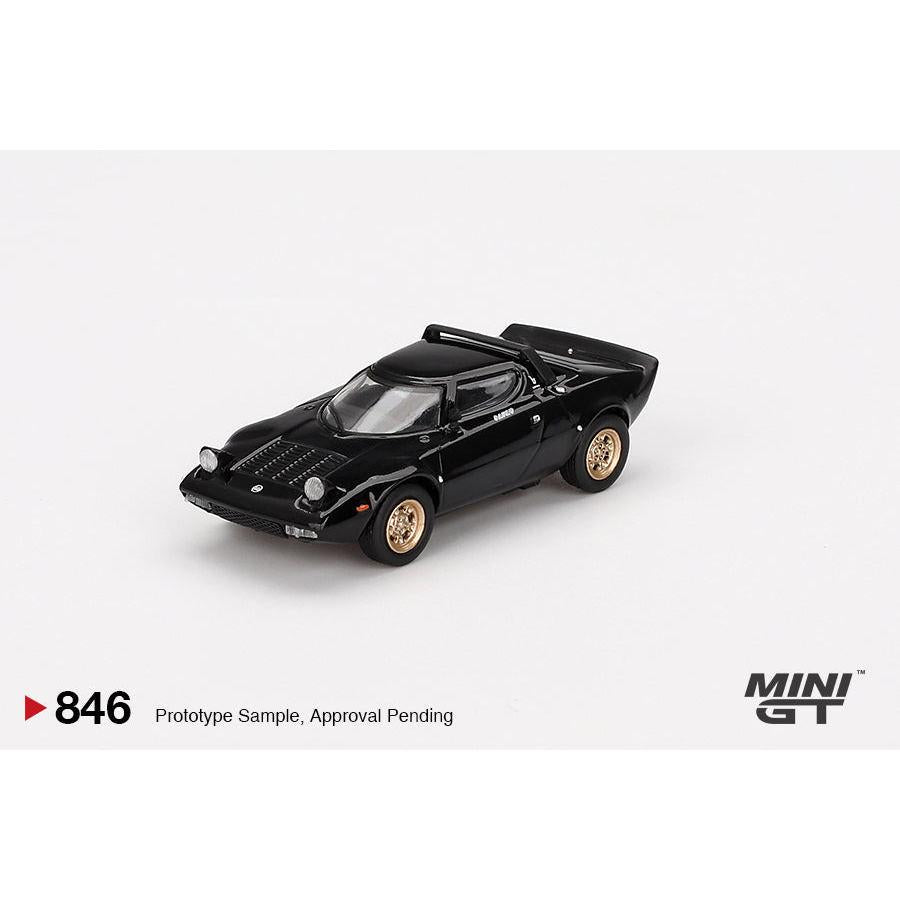 [HÀNG CÓ SẴN] Mocus Mô hình xe Mini GT 1:64 Lancia Stratos HF Stradale Nero 846