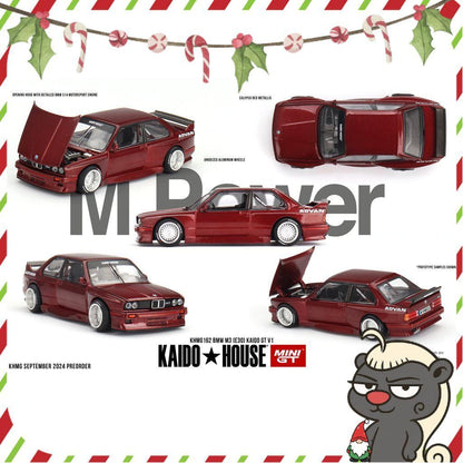 [HÀNG CÓ SẴN] Mô hình xe KAIDO HOUSE 1:64 BMW M3 (E30) Kaido GT V1 KHMG162