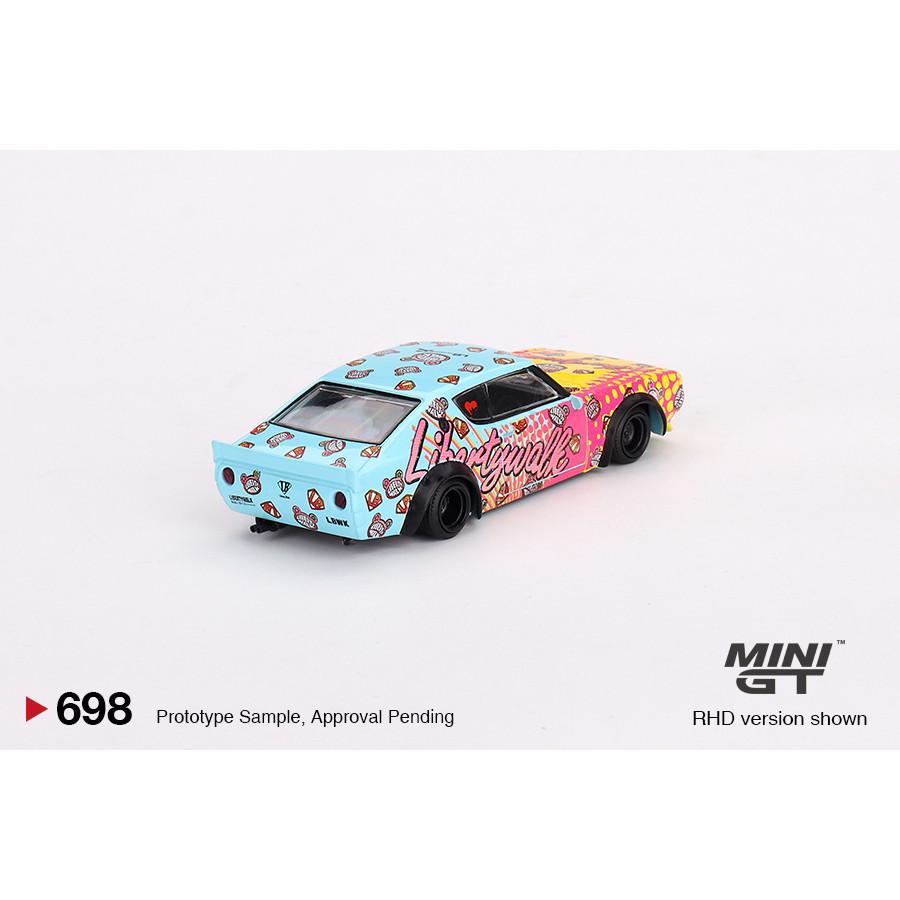[HÀNG CÓ SẴN] Mô hình xe Mini GT 1:64 Nissan Skyline Kenmeri Liberty Walk LBWK KUMA (GIÁ NET) MGT00698