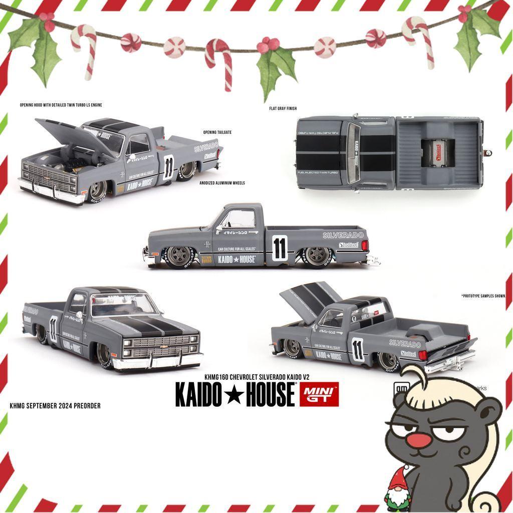 [HÀNG CÓ SẴN] Mô hình xe KAIDO HOUSE 1:64 Chevrolet Silverado KAIDO V2 KHMG160