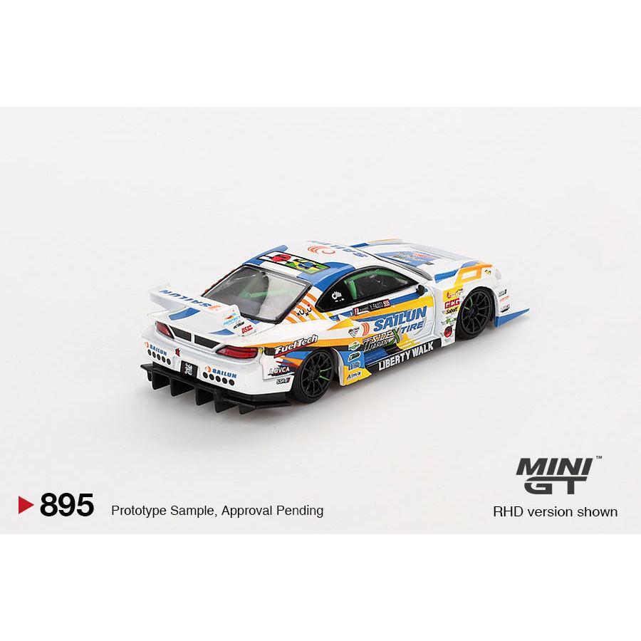 [HÀNG CÓ SẴN] Mocus Mô hình xe Mini GT 1:64 Nissan LB-Super Silhouette S15 SILVIA #555 2023 Formula Drift Japan 895