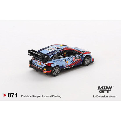 [HÀNG CÓ SẴN] Mocus Mô hình xe Mini GT 1:64 Hyundai i20 N Rally1 Hybrid #11 2024 Rallye Monte-Carlo Winner 871