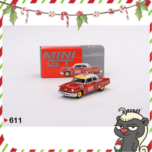 [HÀNG CÓ SẴN] Mocus Mô hình xe Mini GT 1:64 Lincoln Capri 1954 Carrera Panamericana Class Winner149 611