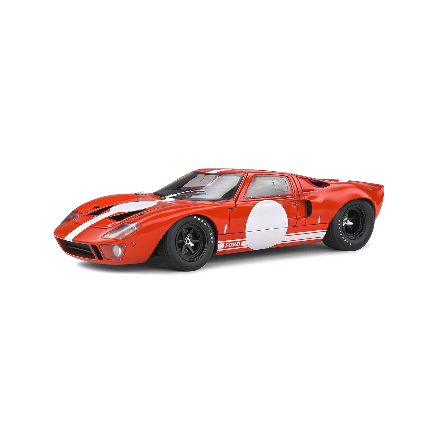Mô hình xe Solido 1/18 Ford GT40 Mk.1 – Red Racing – 1968