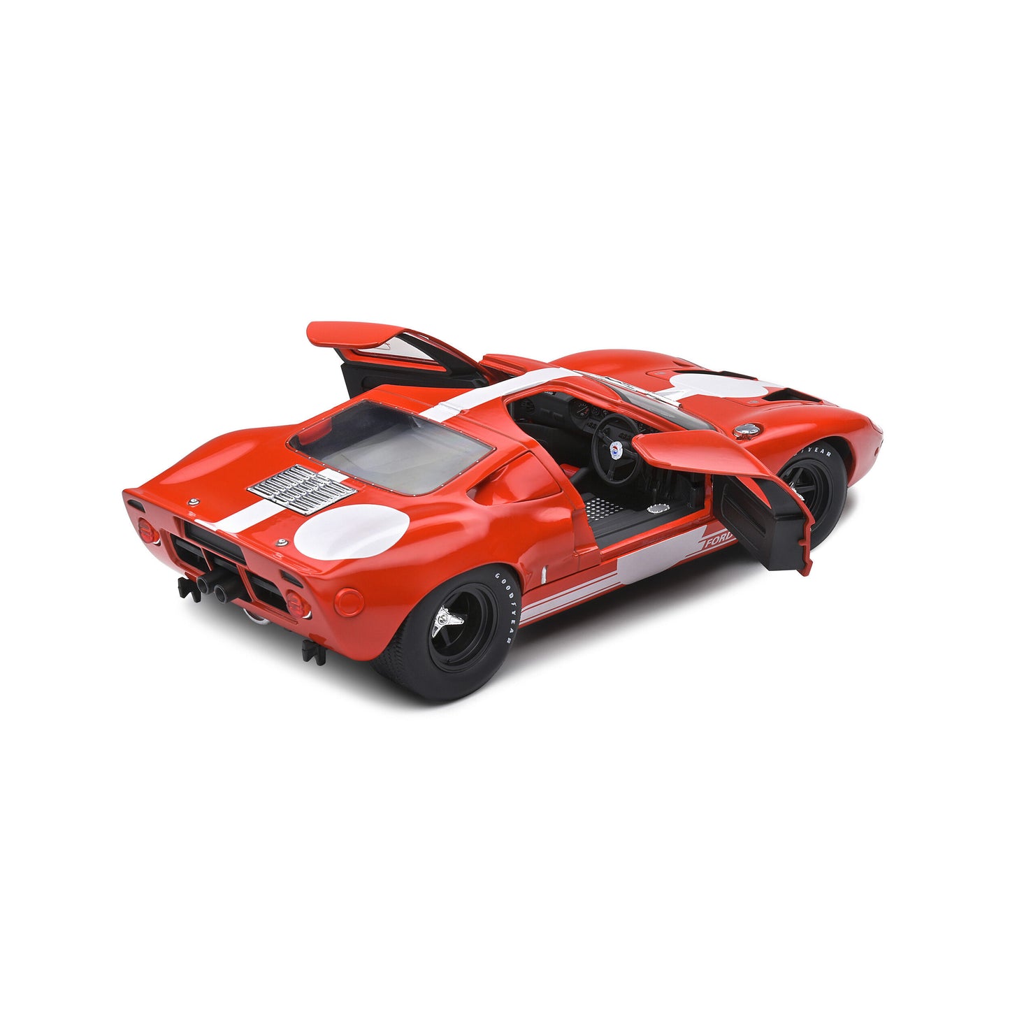 Mô hình xe Solido 1/18 Ford GT40 Mk.1 – Red Racing – 1968