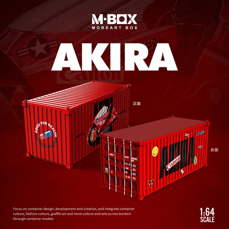 MBOX 1:64 Container Akira Bản thường | Mô hình Diorama mã MB640157