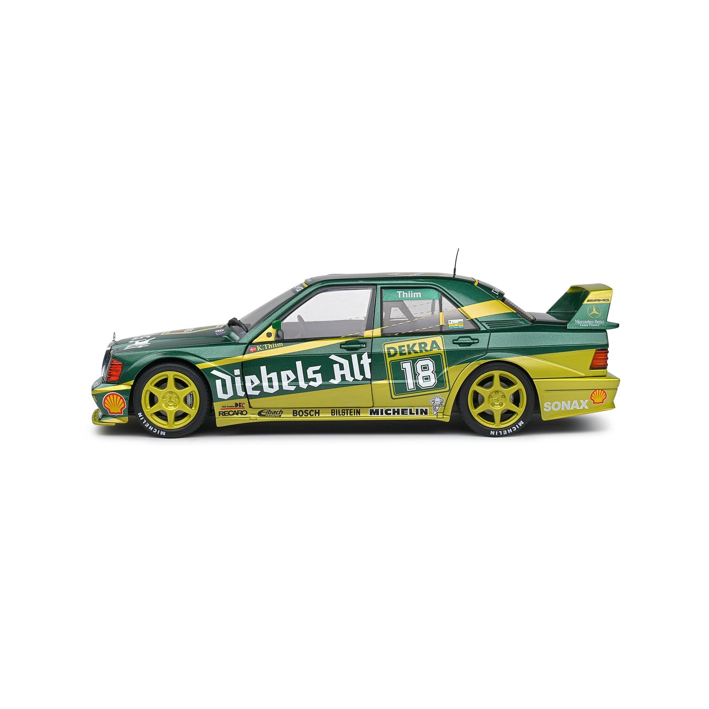 Mô hình xe Solido 1/18 Mercedes-Benz 190 (W201) Evo II – DTM – 1992 – #18 K.THIM