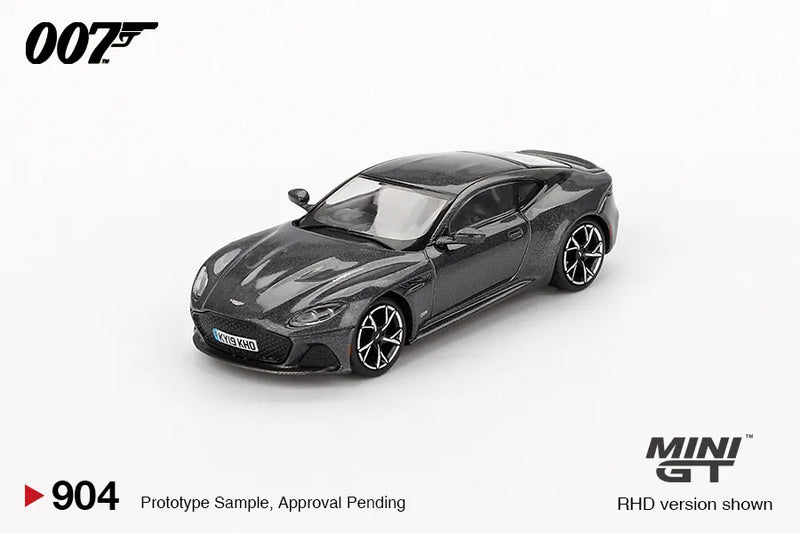Mô hình xe 007E Aston Martin DBS No Time To Die English Packaging 1:64 Mini GT #904 Card/Blister