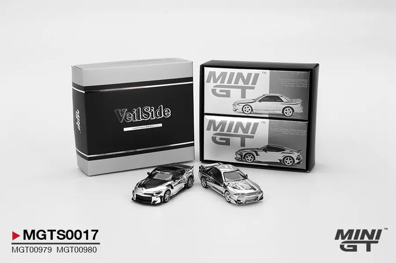 Mô hình xe Veilside Hobby Expo China 2025 Chrome set 1:64 Mini GT #MGTS0017