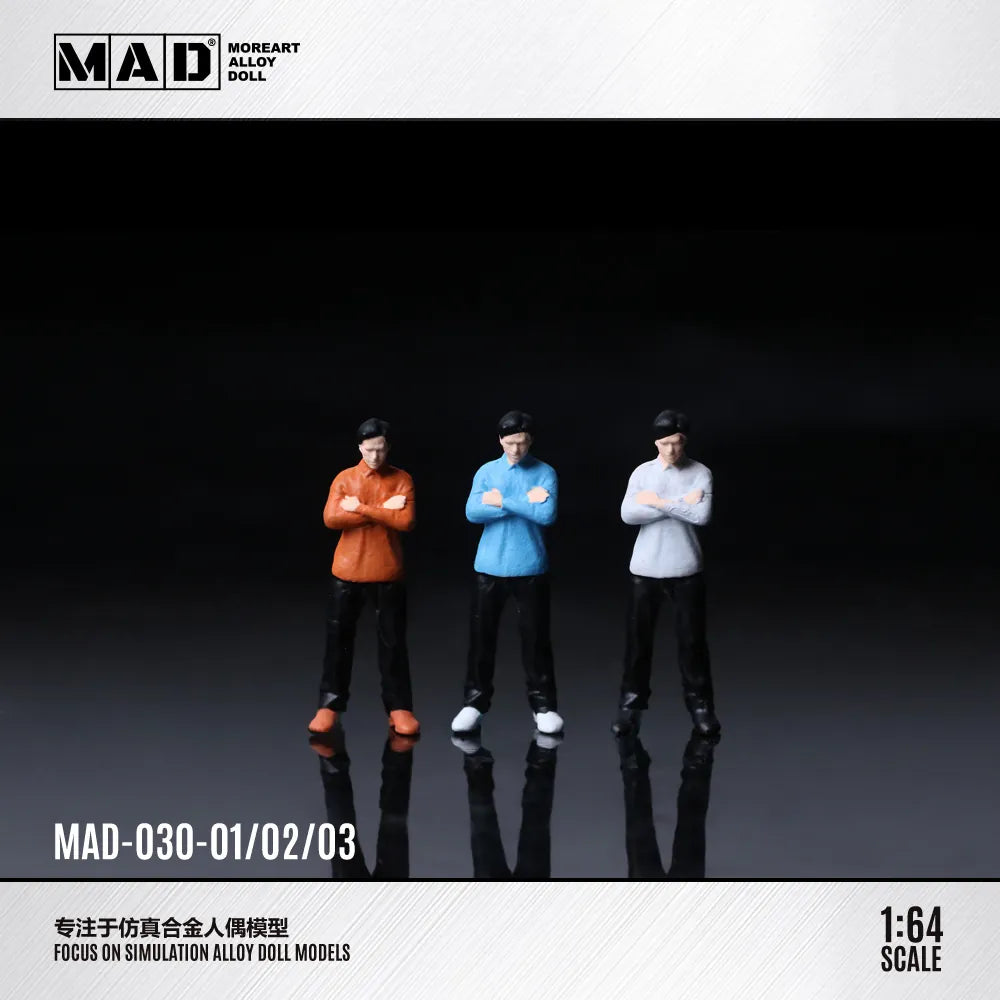 Mô hình nhân vật Nam Khoanh tay C-Orange tỷ lệ 1:64