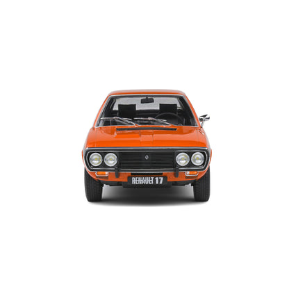 Mô hình xe Solido 1/18 Renault 17 TL – Orange 331 / Black stripes – 1973