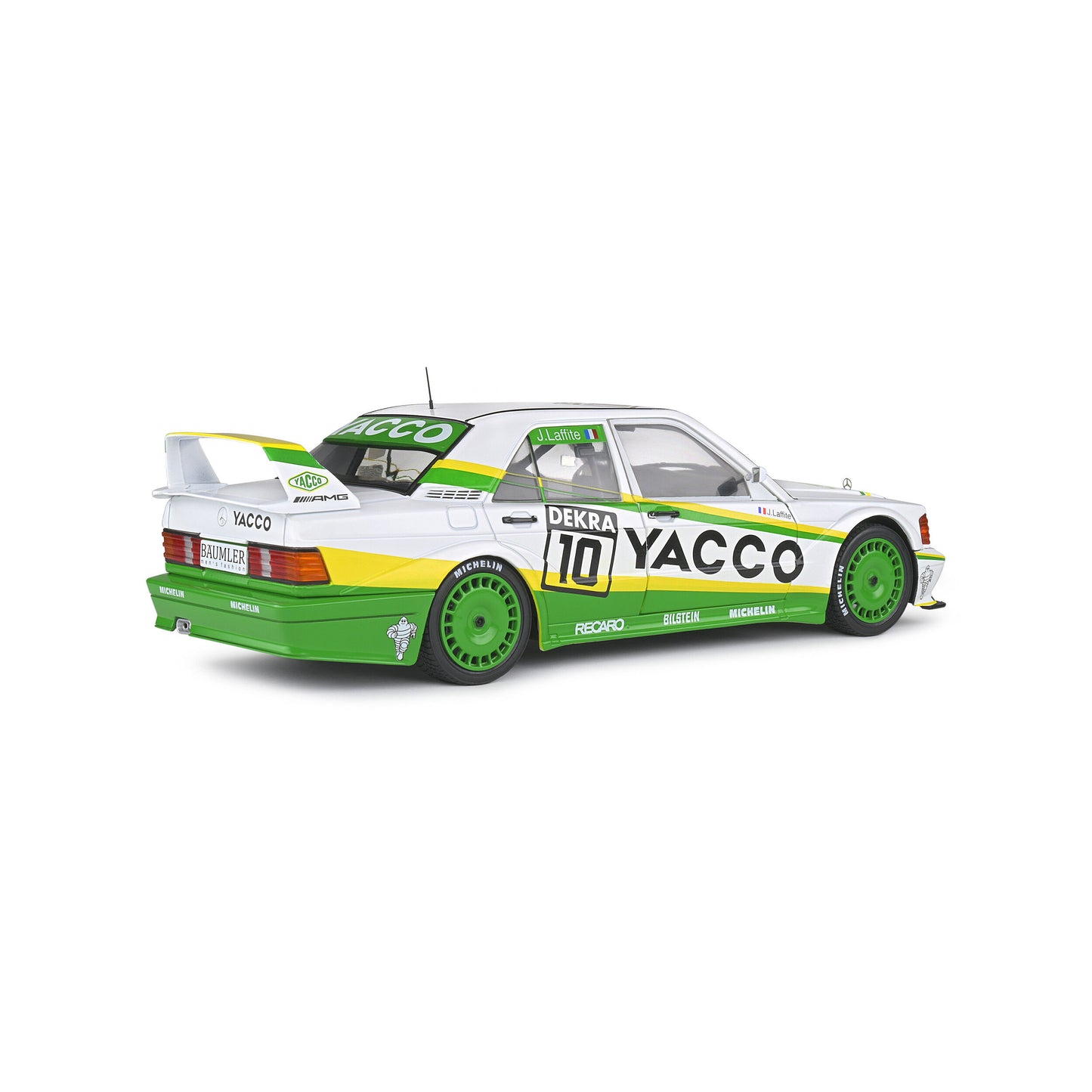 Mô hình xe Solido 1/18 Mercedes-Benz 190 EVO II – DTM – 1991 – #10 J.LAFFITE
