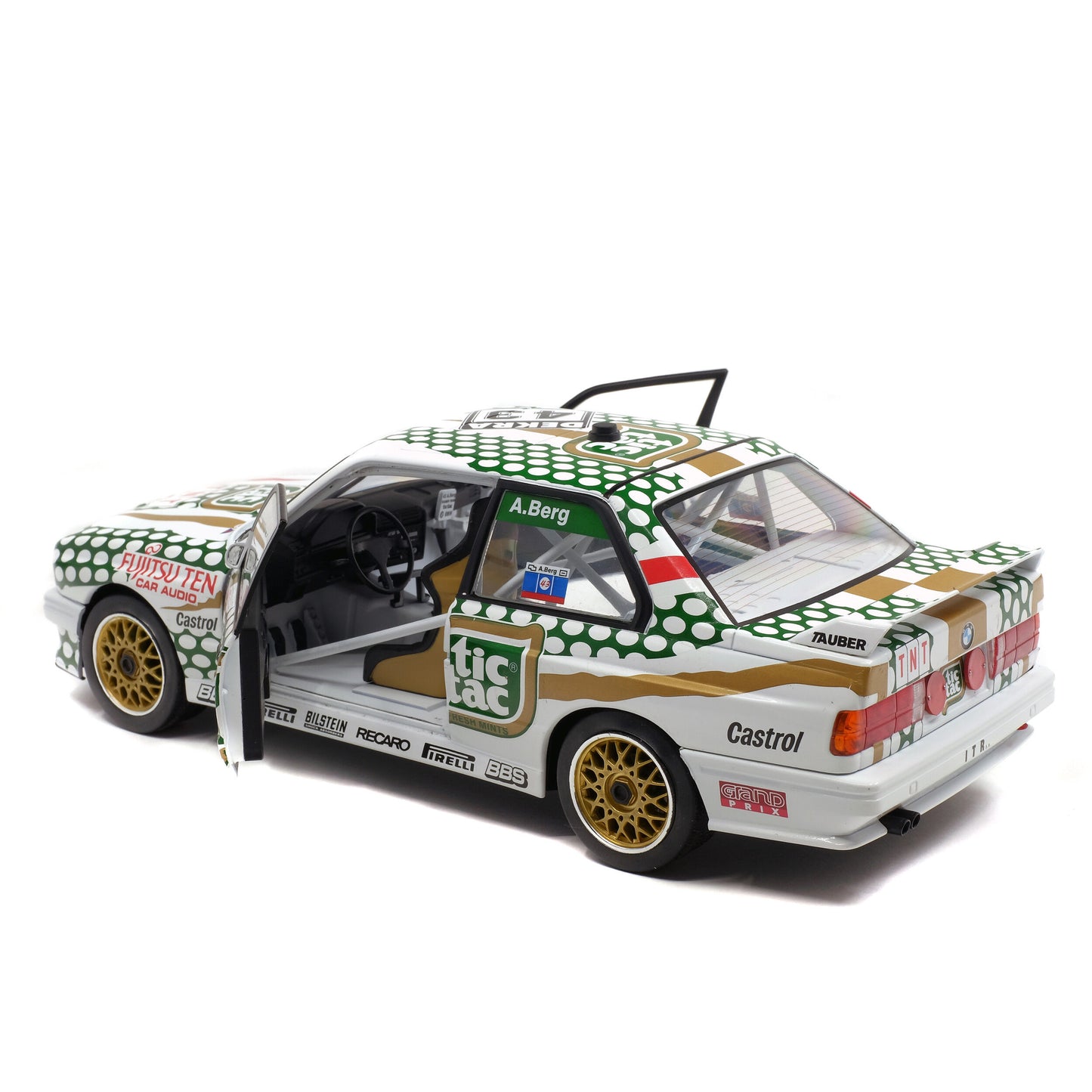 Mô hình xe Solido 1/18 BMW E30 M3 – DTM – 1991 – A. Berg #43