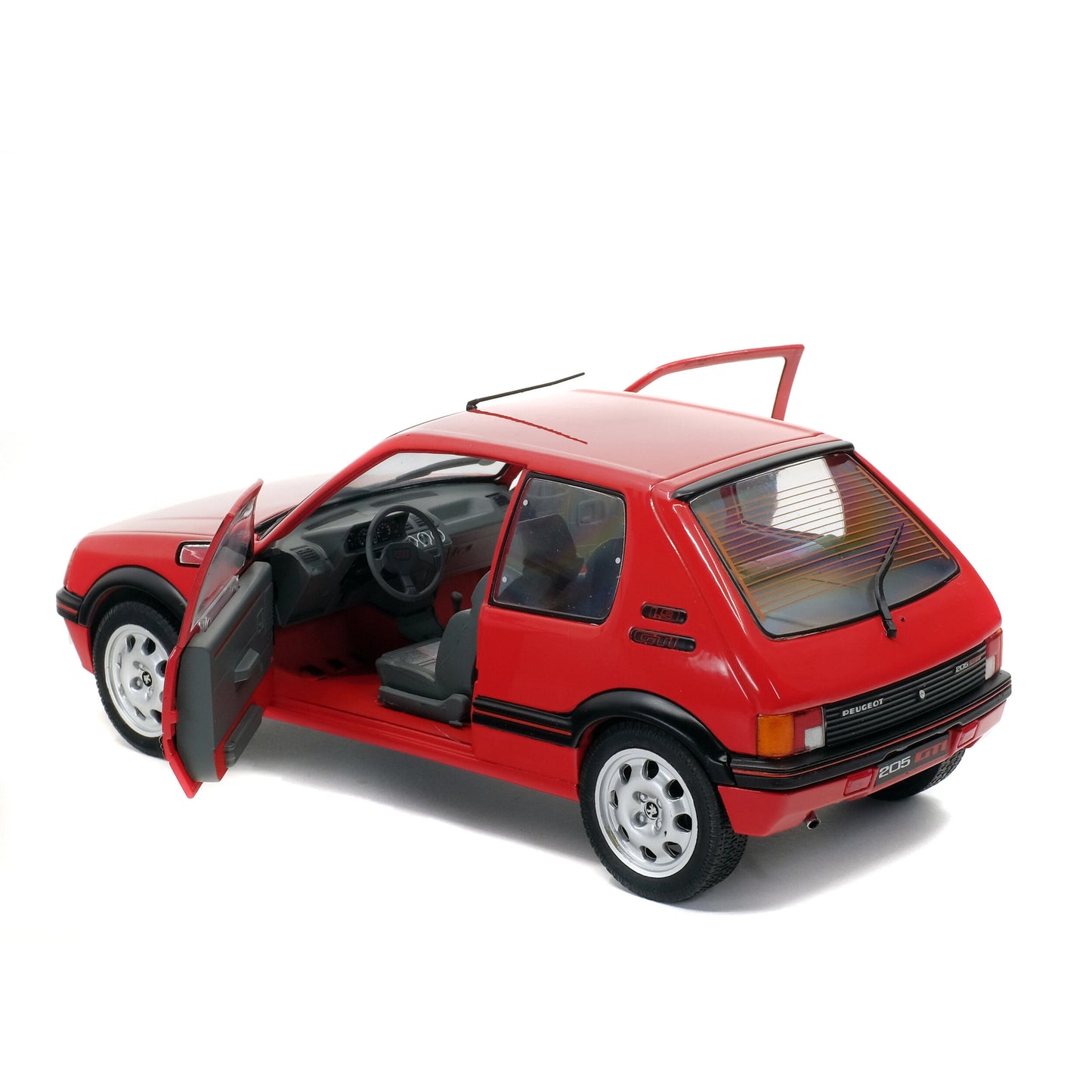 Mô hình xe Solido 1/18 PEUGEOT 205 GTI 1.9L MK 1 – ROUGE VALLELUNGA -1988