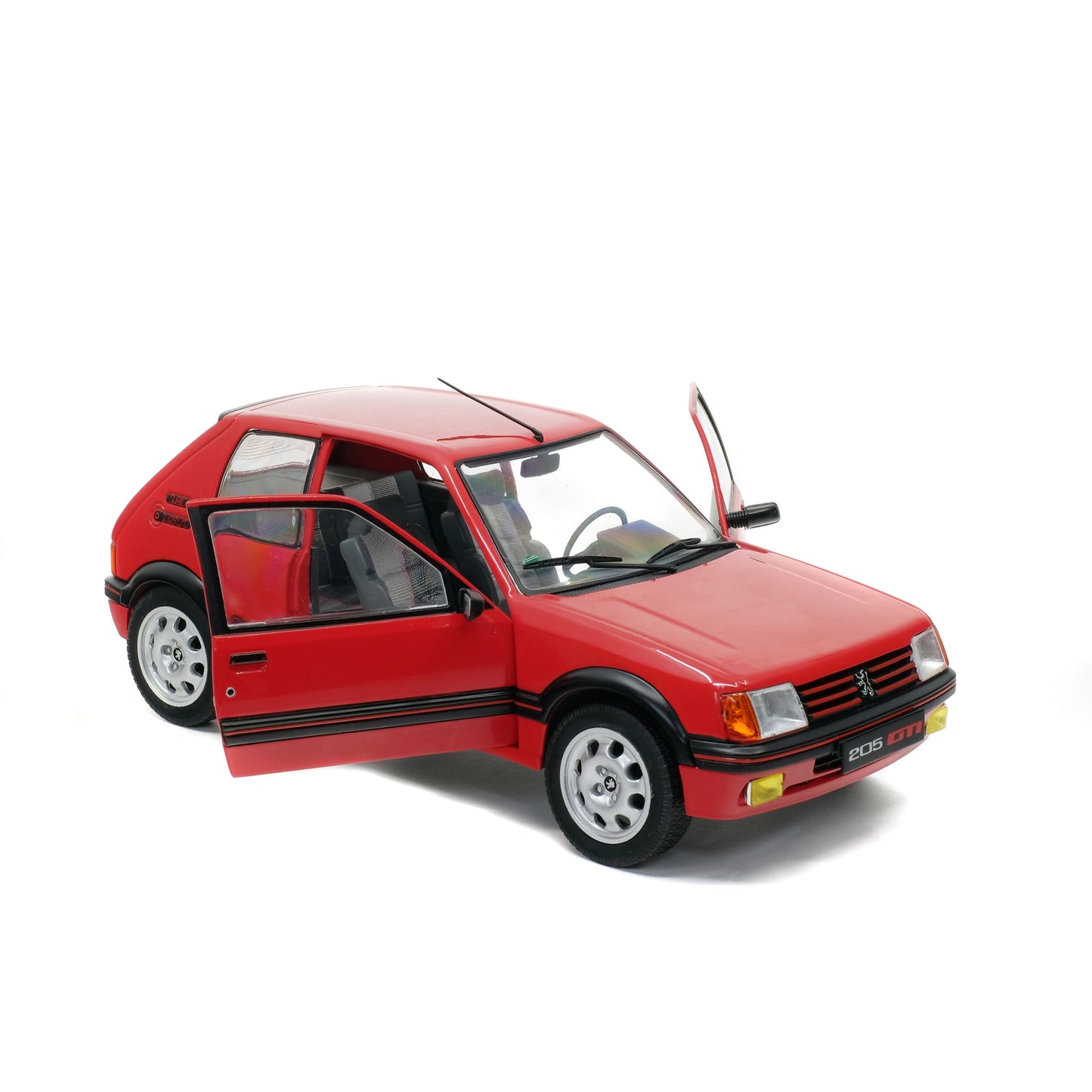 Mô hình xe Solido 1/18 PEUGEOT 205 GTI 1.9L MK 1 – ROUGE VALLELUNGA -1988