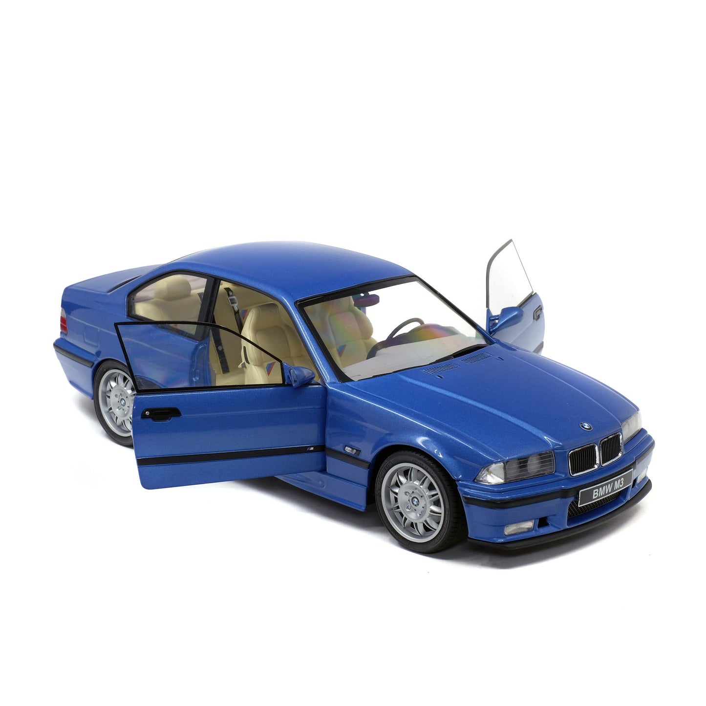 Mô hình xe Solido 1/18 BMW E36 Coupé M3 – Bleu Estoril – 1990