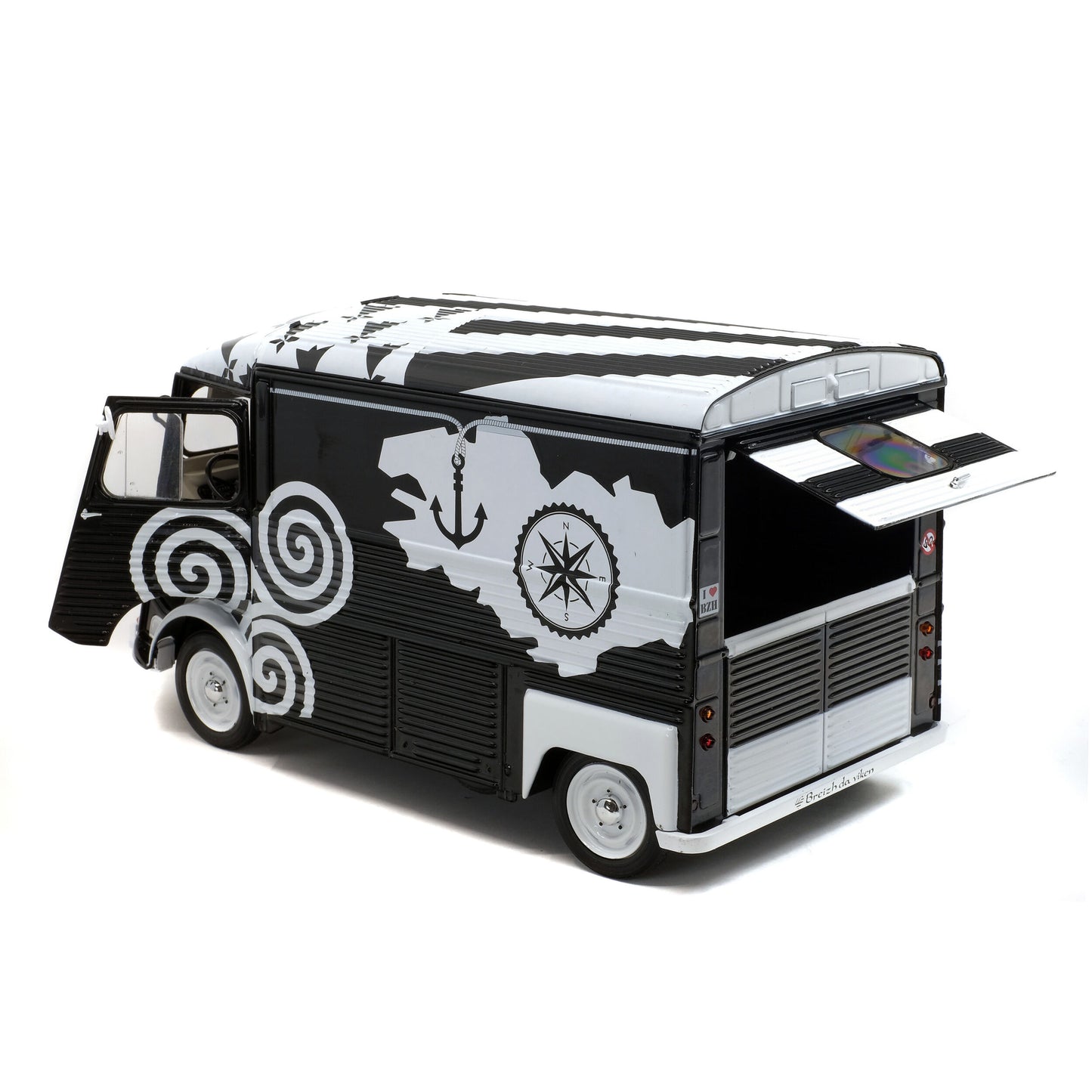 Mô hình xe Solido 1/18 CITROËN TYPE HY – BREIZH – 1969