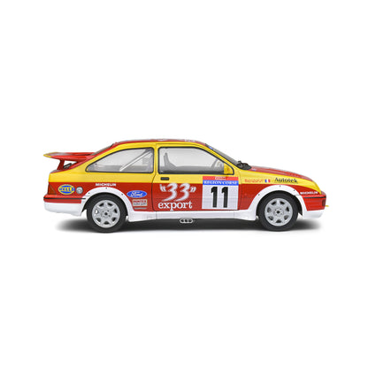 Mô hình xe Solido 1/18 Ford Sierra Cosworth RS – Tour de Corse – 1987 – #11 Auriol/Occelli