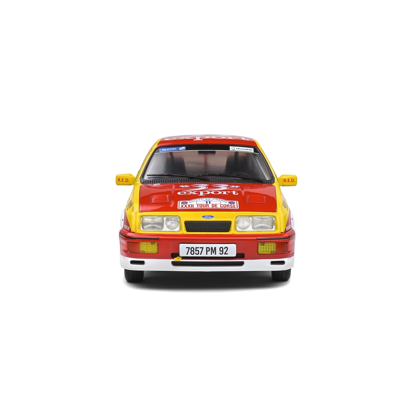 Mô hình xe Solido 1/18 Ford Sierra Cosworth RS – Tour de Corse – 1987 – #11 Auriol/Occelli