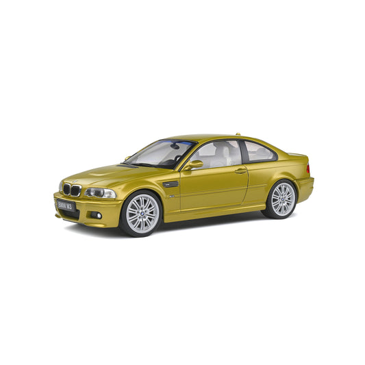 Mô hình xe Solido 1/18 BMW E46 M3 Coupé – Phoenix Yellow – 2000