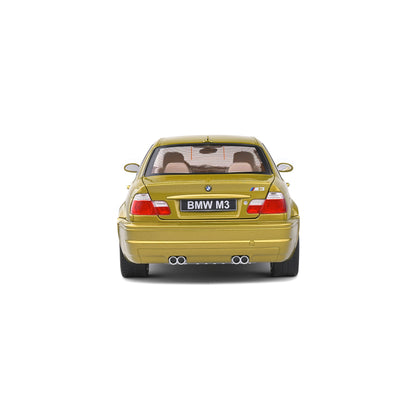 Mô hình xe Solido 1/18 BMW E46 M3 Coupé – Phoenix Yellow – 2000
