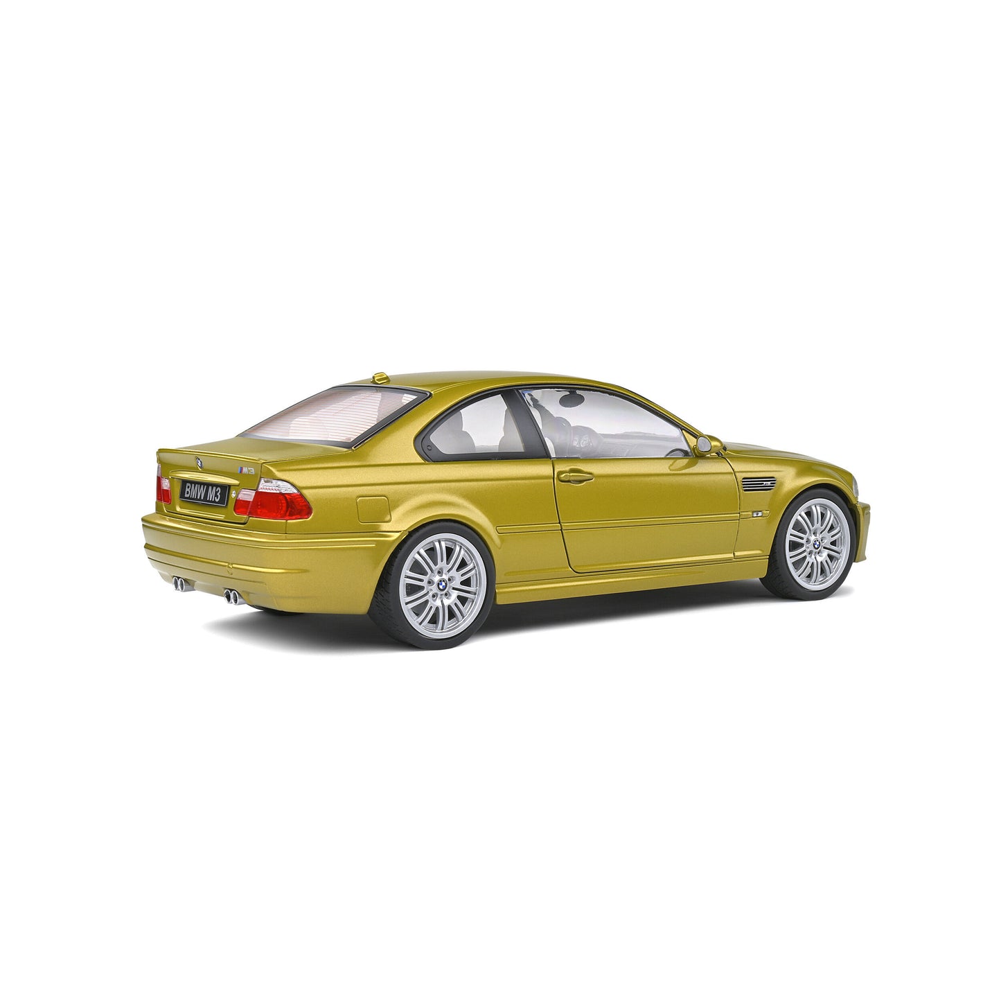 Mô hình xe Solido 1/18 BMW E46 M3 Coupé – Phoenix Yellow – 2000