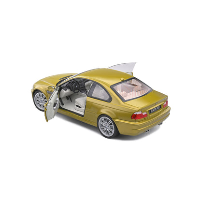 Mô hình xe Solido 1/18 BMW E46 M3 Coupé – Phoenix Yellow – 2000
