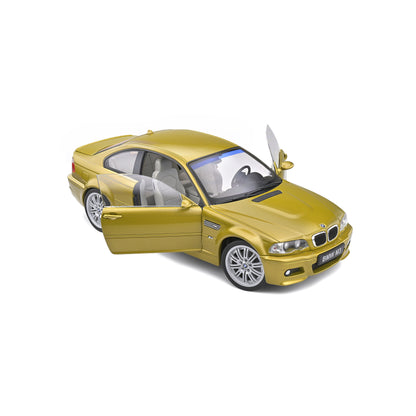 Mô hình xe Solido 1/18 BMW E46 M3 Coupé – Phoenix Yellow – 2000