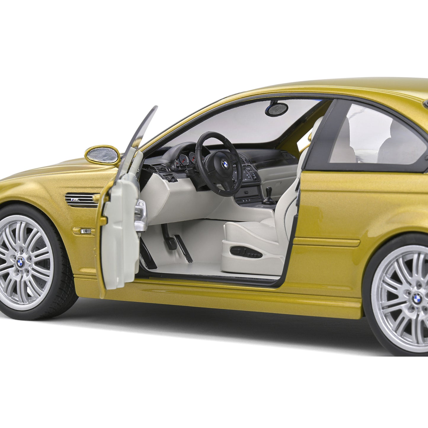 Mô hình xe Solido 1/18 BMW E46 M3 Coupé – Phoenix Yellow – 2000