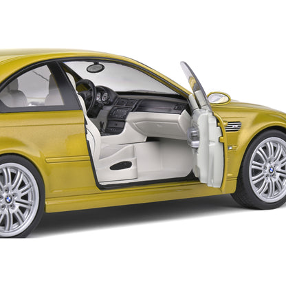 Mô hình xe Solido 1/18 BMW E46 M3 Coupé – Phoenix Yellow – 2000