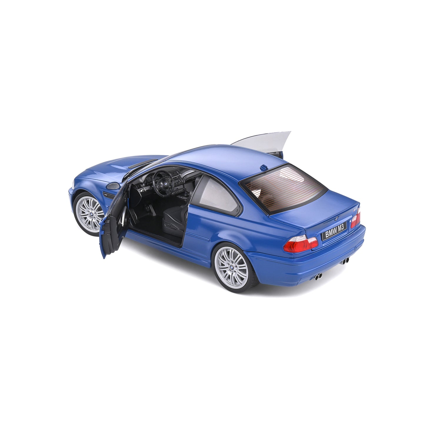 Mô hình xe Solido 1/18 BMW E46 M3 Coupé – Laguna Blue – 2000