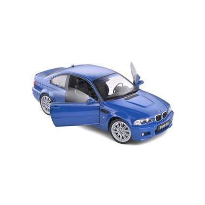 Mô hình xe Solido 1/18 BMW E46 M3 Coupé – Laguna Blue – 2000