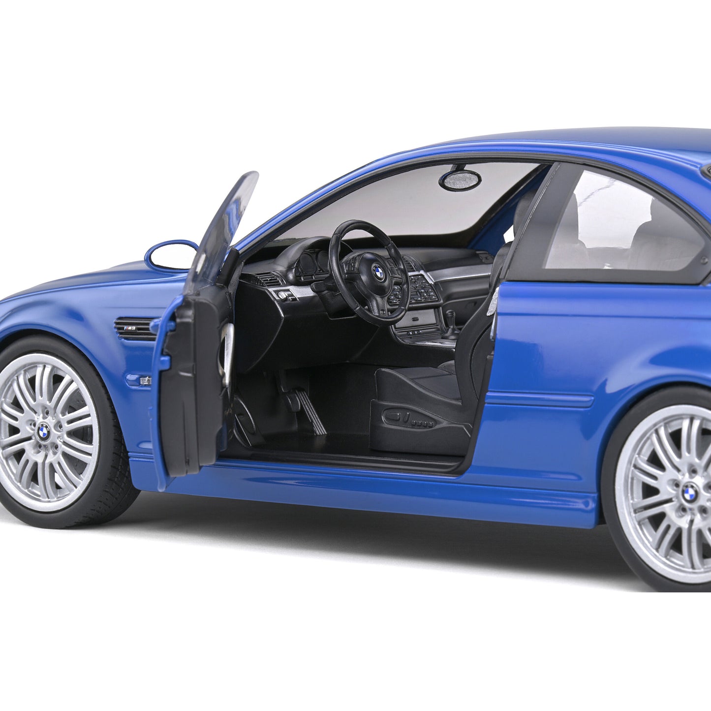 Mô hình xe Solido 1/18 BMW E46 M3 Coupé – Laguna Blue – 2000