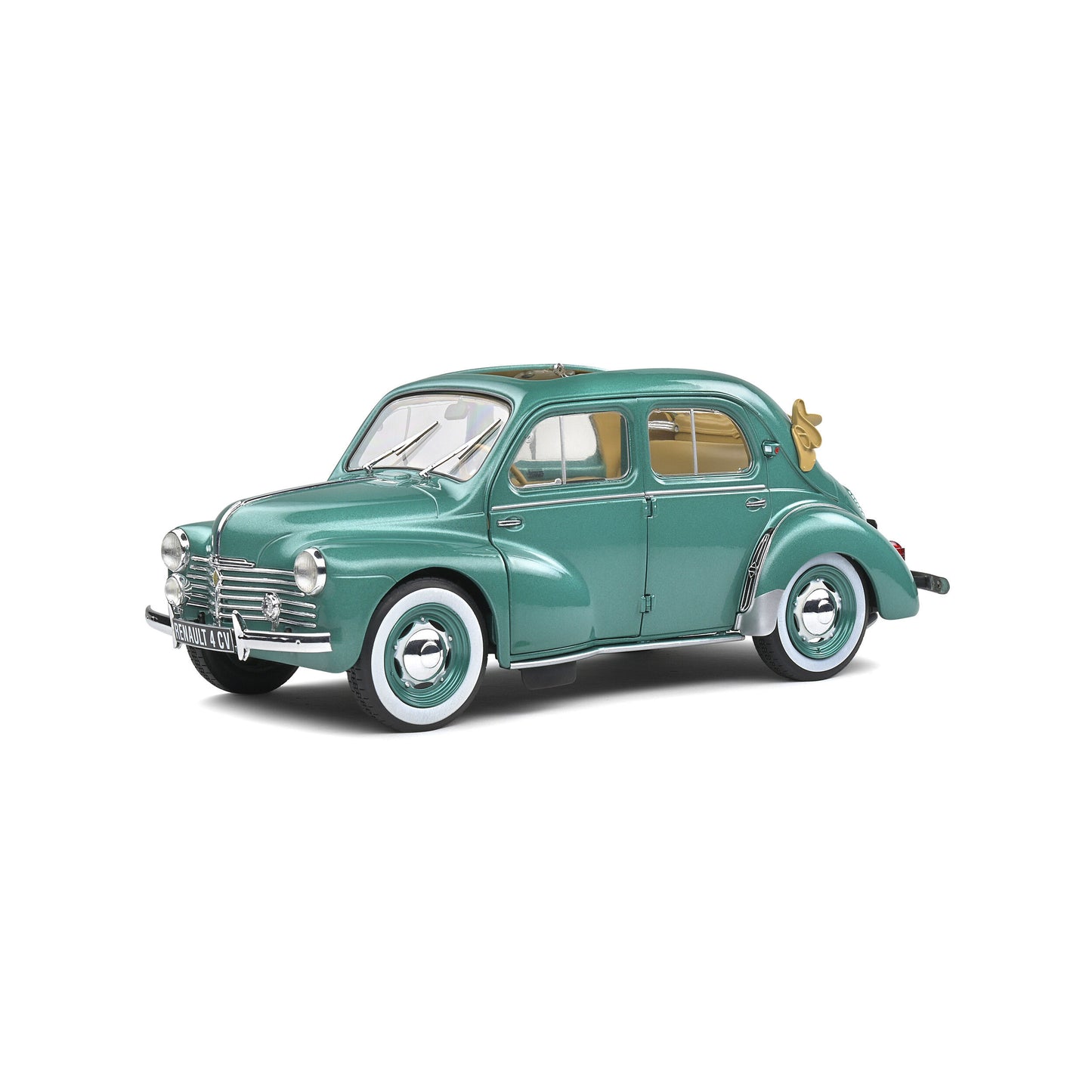 Mô hình xe Solido 1/18 Renault 4CV Decouvrable – Vert Ardennes Metal – 1951