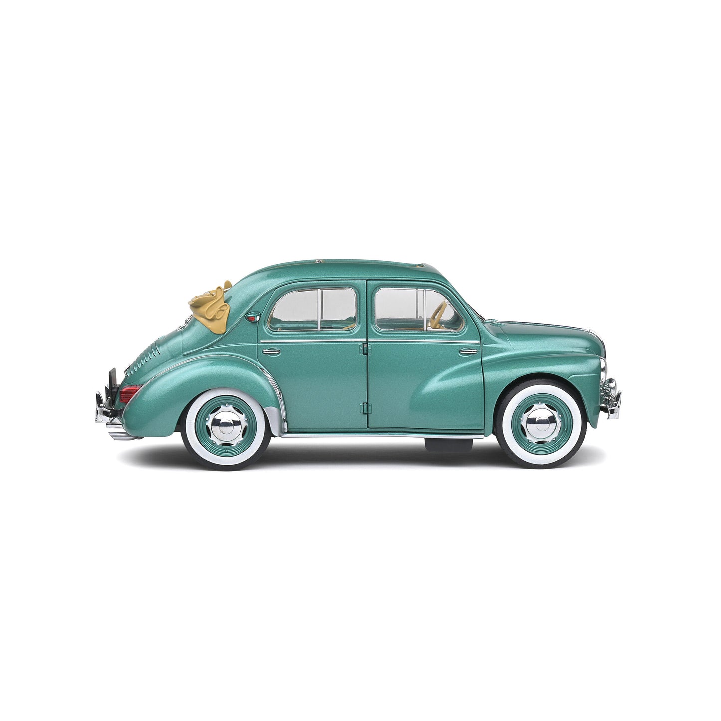 Mô hình xe Solido 1/18 Renault 4CV Decouvrable – Vert Ardennes Metal – 1951
