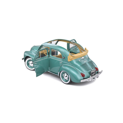 Mô hình xe Solido 1/18 Renault 4CV Decouvrable – Vert Ardennes Metal – 1951