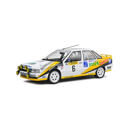 Mô hình xe Solido 1/18 Renault R21 Turbo Gr.A – Rally Charlemagne – 1991 – #15 M.Rats / M.Menard