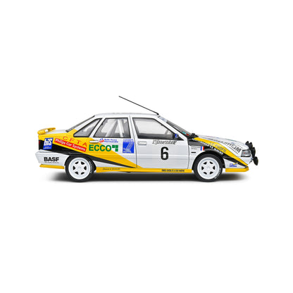 Mô hình xe Solido 1/18 Renault R21 Turbo Gr.A – Rally Charlemagne – 1991 – #15 M.Rats / M.Menard