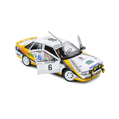 Mô hình xe Solido 1/18 Renault R21 Turbo Gr.A – Rally Charlemagne – 1991 – #15 M.Rats / M.Menard