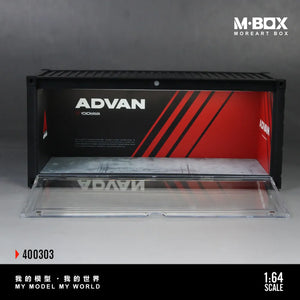 MBOX 1:64 Bối Cảnh Garage ADVAN Set | Mô hình Diorama mã MB400303