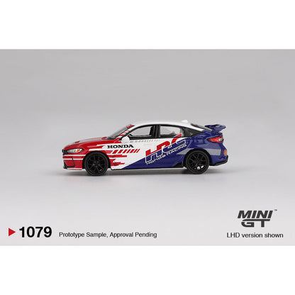 [Bán lượt mua trước] Sắp ra mắt tháng 11 2025 Mô hình xe MINI GT 1/64 HONDA CIVIC TYPE R FL5 2024 PACE CAR HRC MGT01079
